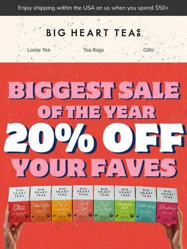 Big Heart Tea Co. Newsletter