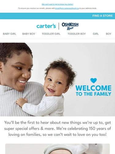 Carter's OshKosh Newsletter