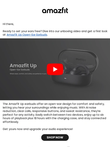 Amazfit Newsletter