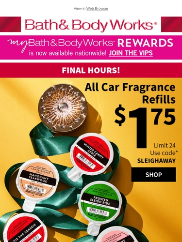 Bath & Body Works Newsletter