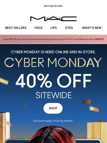 M·A·C Cosmetics Newsletter