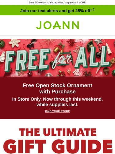 Joann Newsletter