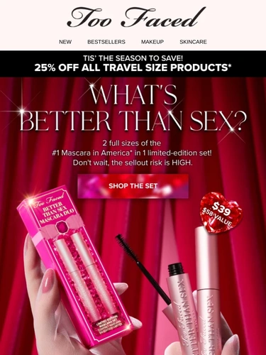 Too Faced Newsletter