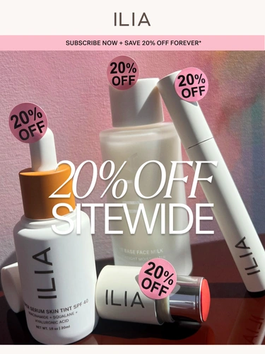 ILIA Beauty Newsletter