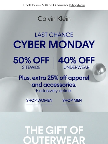 Calvin Klein Newsletter