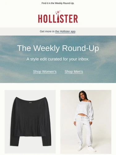 Hollister Co Newsletter