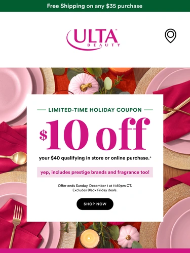 Ulta Beauty Newsletter