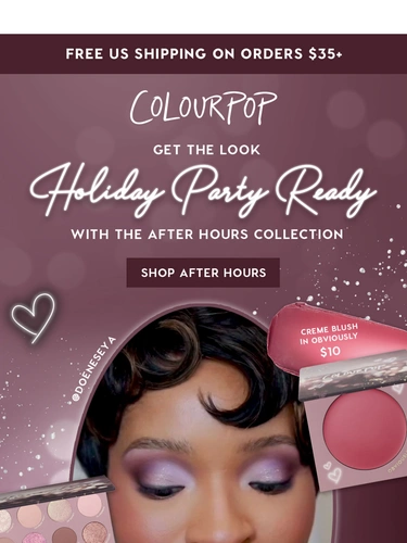 ColourPop Newsletter