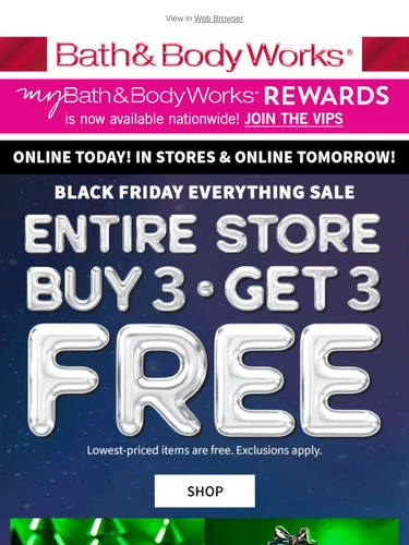 Bath & Body Works Newsletter