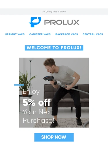 ProLux Cleaners Welcome Series