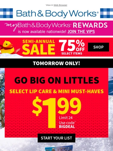 Bath & Body Works Newsletter