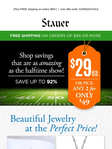 Stauer Sale Announcement