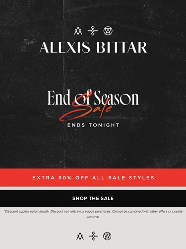 Alexis Bittar Sale Announcement