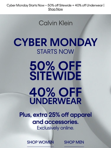 Calvin Klein Newsletter