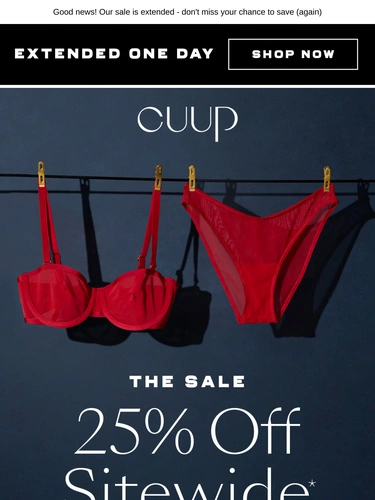 CUUP Sale Announcement