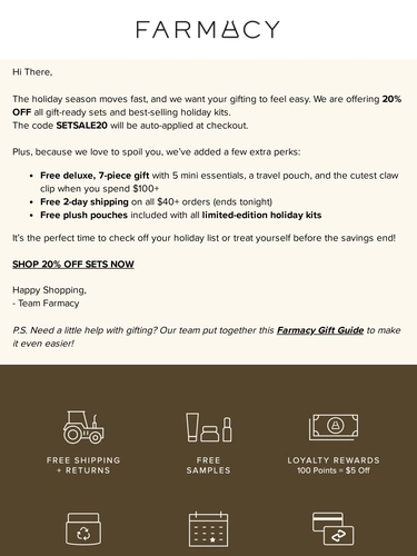 Farmacy Beauty Holiday Campaign