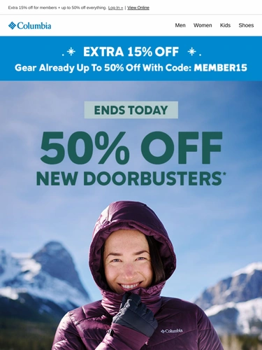 Columbia Sportswear Newsletter