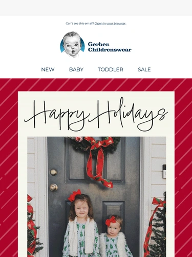 Gerber Childrenswear Newsletter