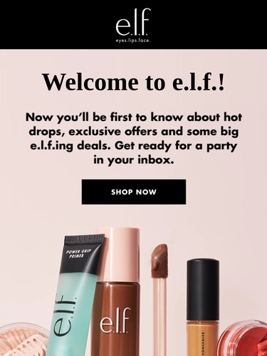 e.l.f. Cosmetics Newsletter