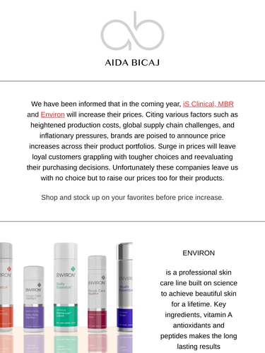 Aida Bicaj Newsletter