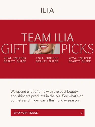 ILIA Beauty Newsletter