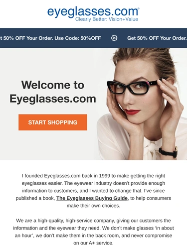 Eyeglasses.com Newsletter