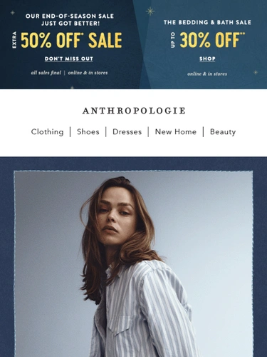 Anthropologie Newsletter