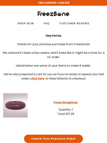 Freezbone Newsletter