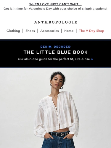 Anthropologie Welcome Series