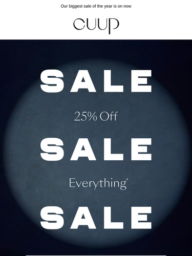 CUUP Sale Announcement