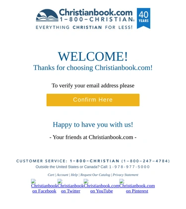 Christianbook Newsletter