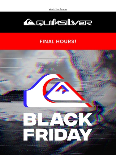 Quiksilver Sale Announcement