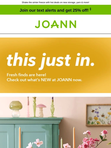 Joann Sale Announcement