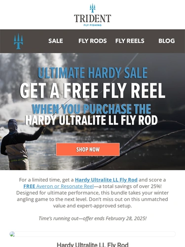 Trident Fly Fishing Sale Announcement