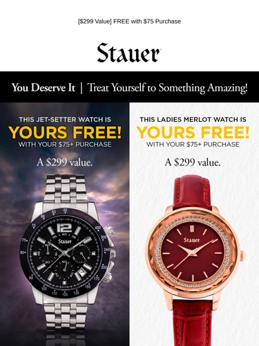 Stauer Sale Announcement
