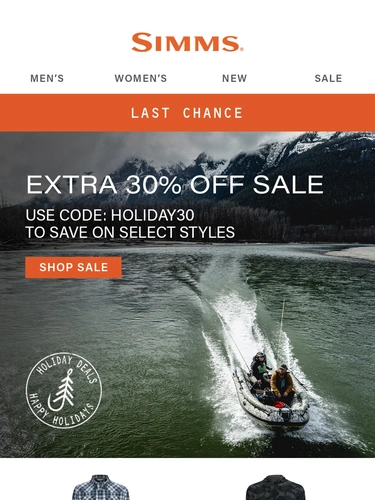 Simms Fishing Newsletter