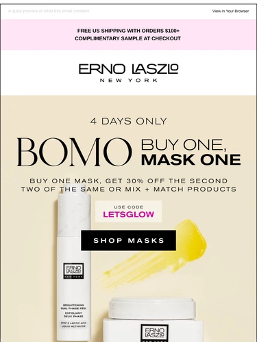 Erno Laszlo Newsletter