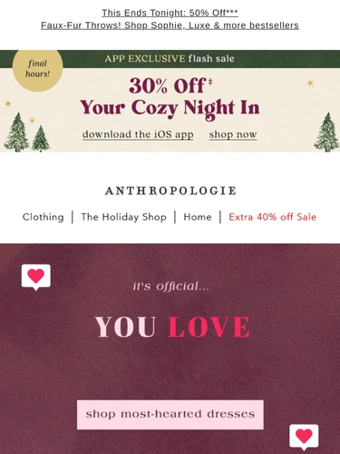 Anthropologie Newsletter