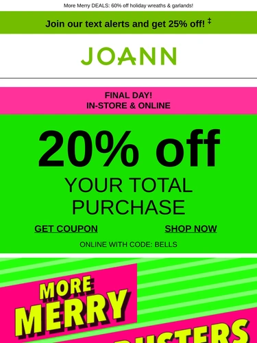 Joann Newsletter