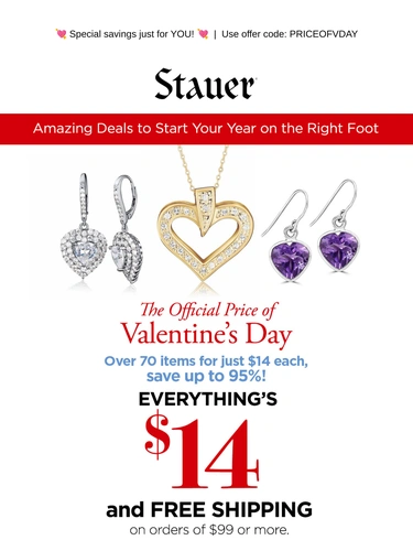 Stauer Sale Announcement