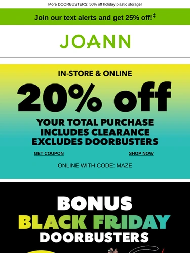 Joann Newsletter