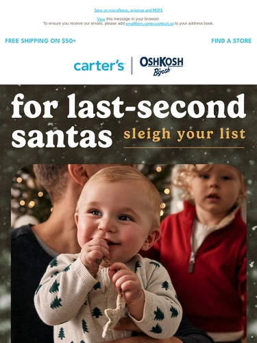 Carter's OshKosh Newsletter