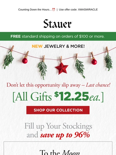 Stauer Newsletter