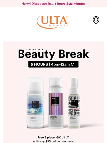 Ulta Beauty Newsletter