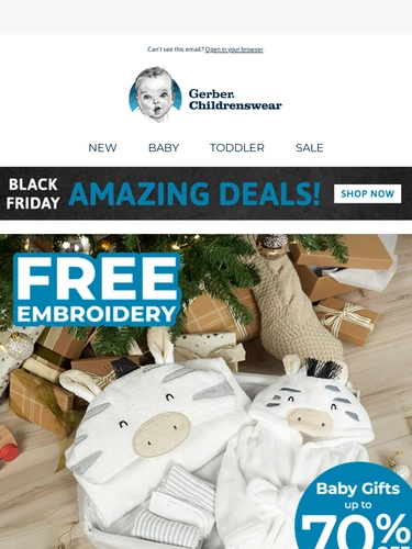 Gerber Childrenswear Newsletter