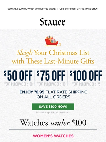 Stauer Newsletter