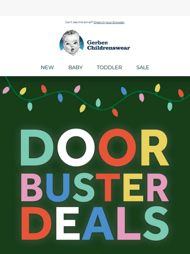 Gerber Childrenswear Newsletter