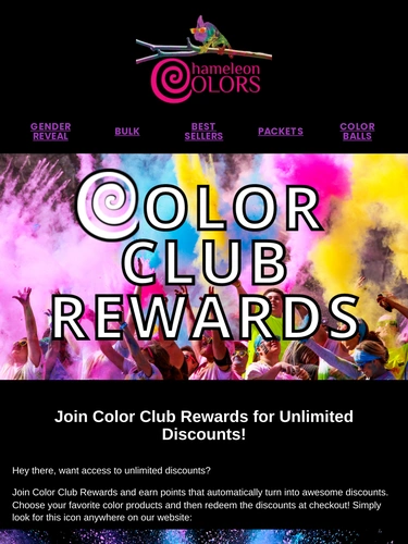 Chameleon Colors Newsletter