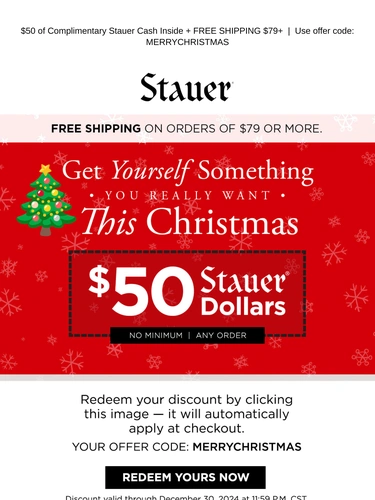 Stauer Newsletter