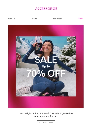 Accessorize Sale Announcement